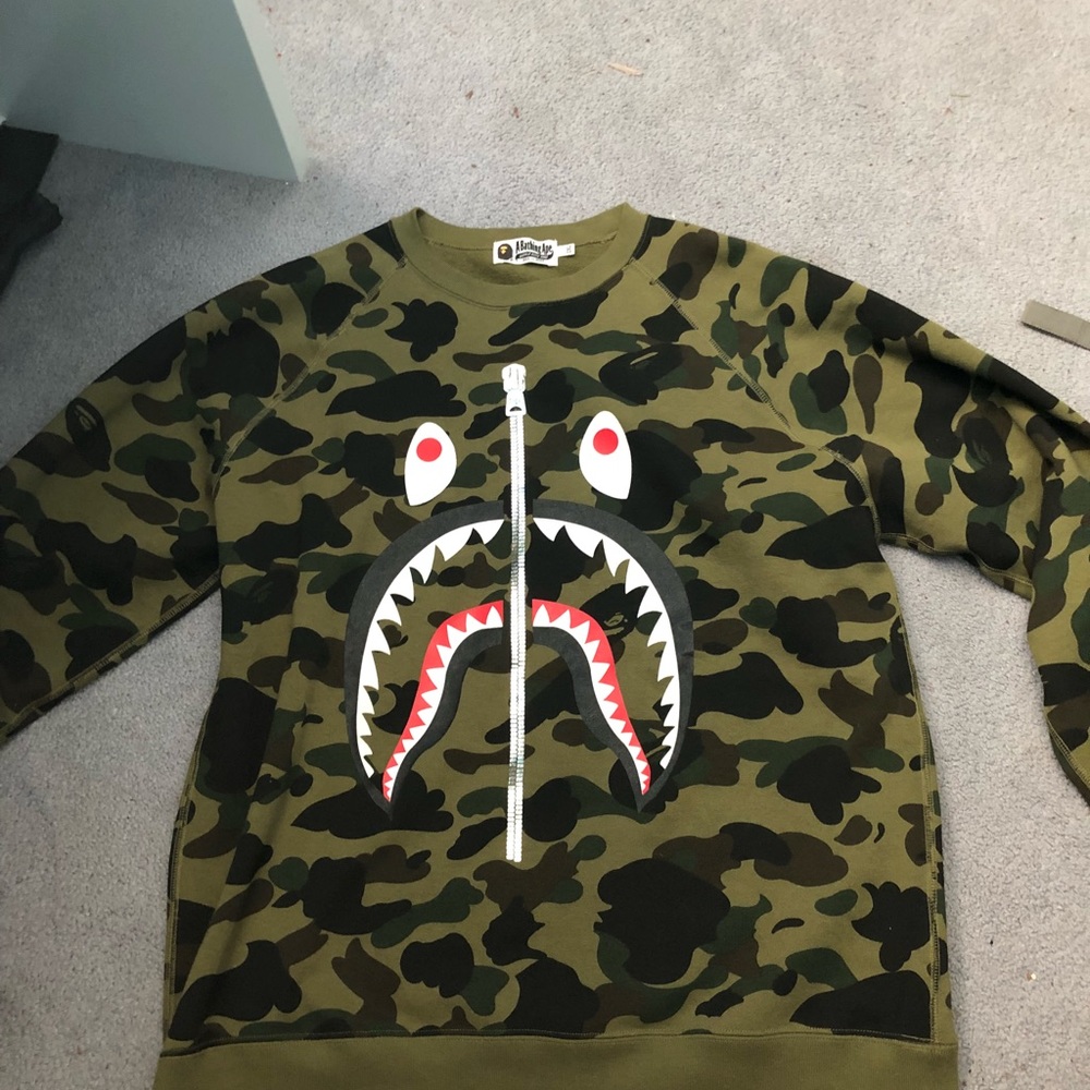 Bape crewneck and shirt